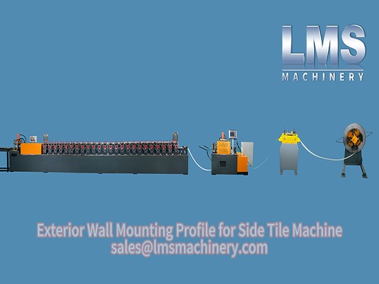 Línea de producción de perfiladoras de tejas laterales para montaje en pared exterior LMS