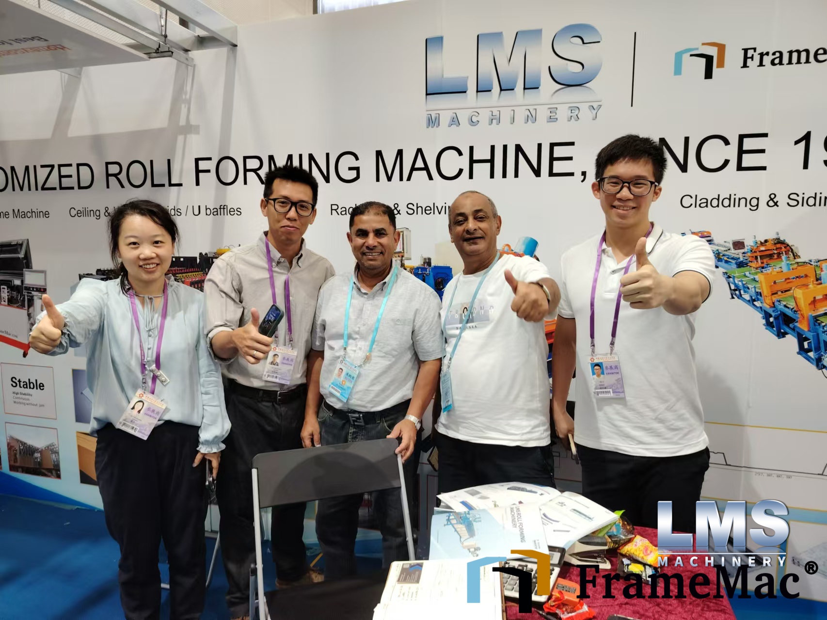 Gracias por su cálida visita a LMS & FrameMac en la 136.ª Feria de Cantón